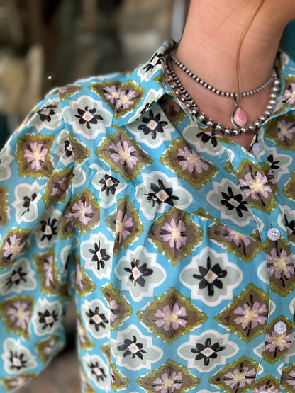Medallion Blouse