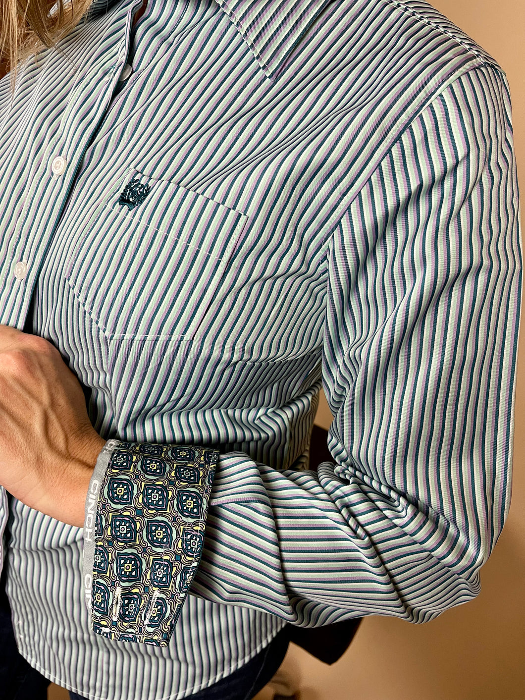 Cotton Candy Button Down