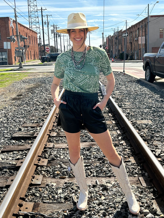 Green Bandanna Tee