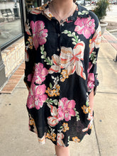Load image into Gallery viewer, Floral Linen Dress