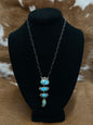 Scott Skeets 4 Stone Drop Necklace