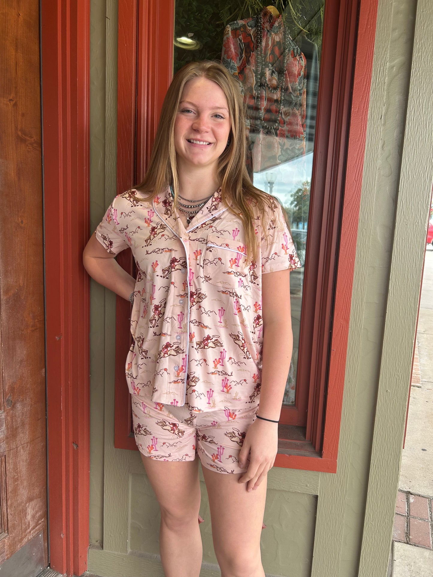 Vintage Cowgirl Pajama Set