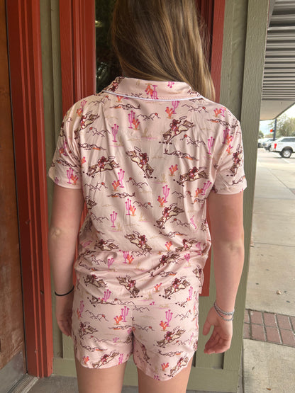 Vintage Cowgirl Pajama Set