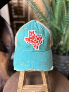 Floral Texas Cap