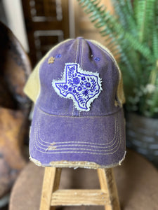 Floral Texas Cap
