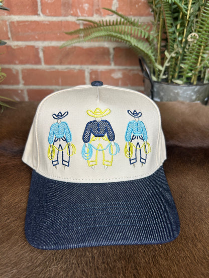 Denim Fancy Pants Cap