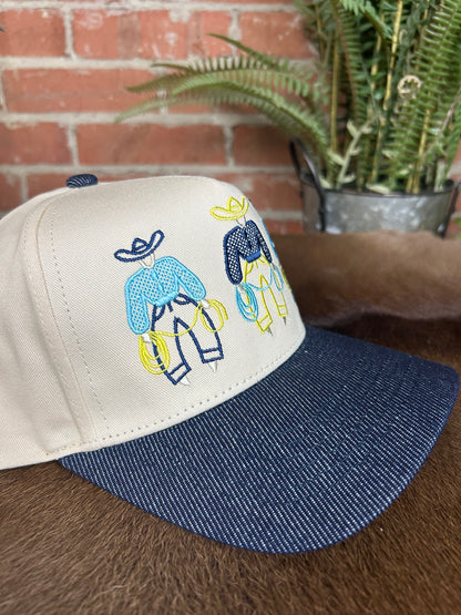 Denim Fancy Pants Cap