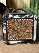 Load image into Gallery viewer, Tooled Cowhide Jewelry Box