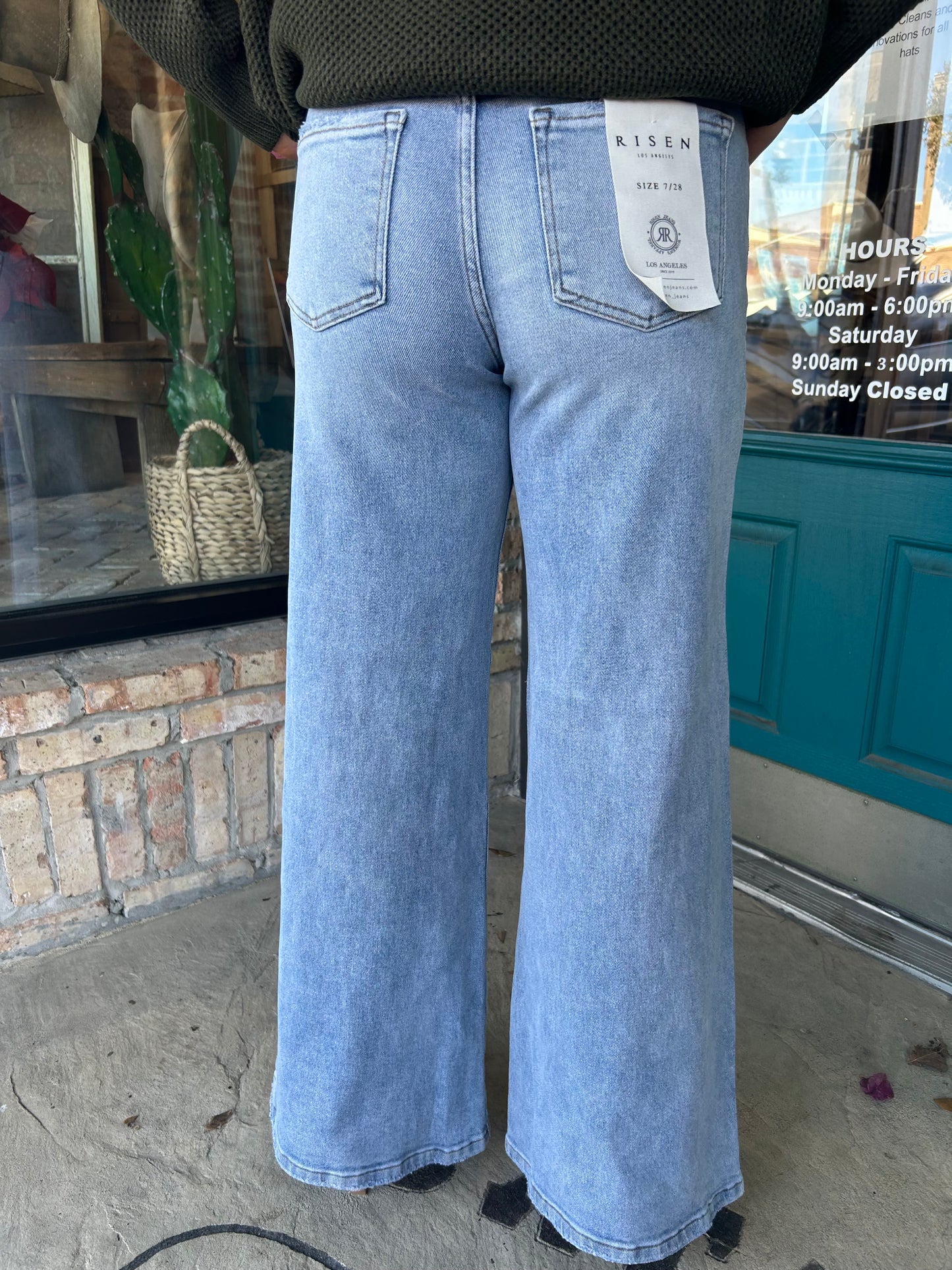 Tinsel Wide Leg Jean - Light