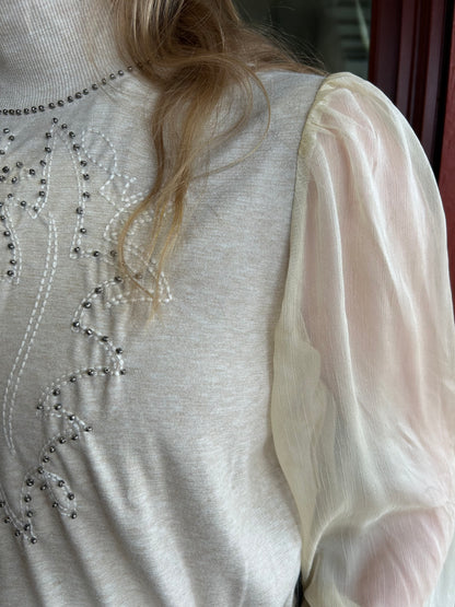 Lasso The Night Top - Nude