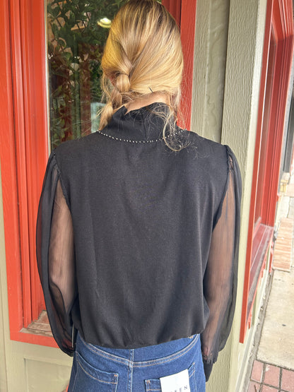 Lasso The Night Top - Black