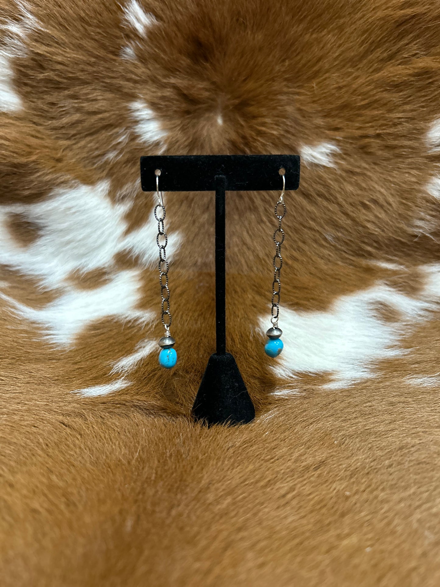 Chainlink Kingman Drop Earring