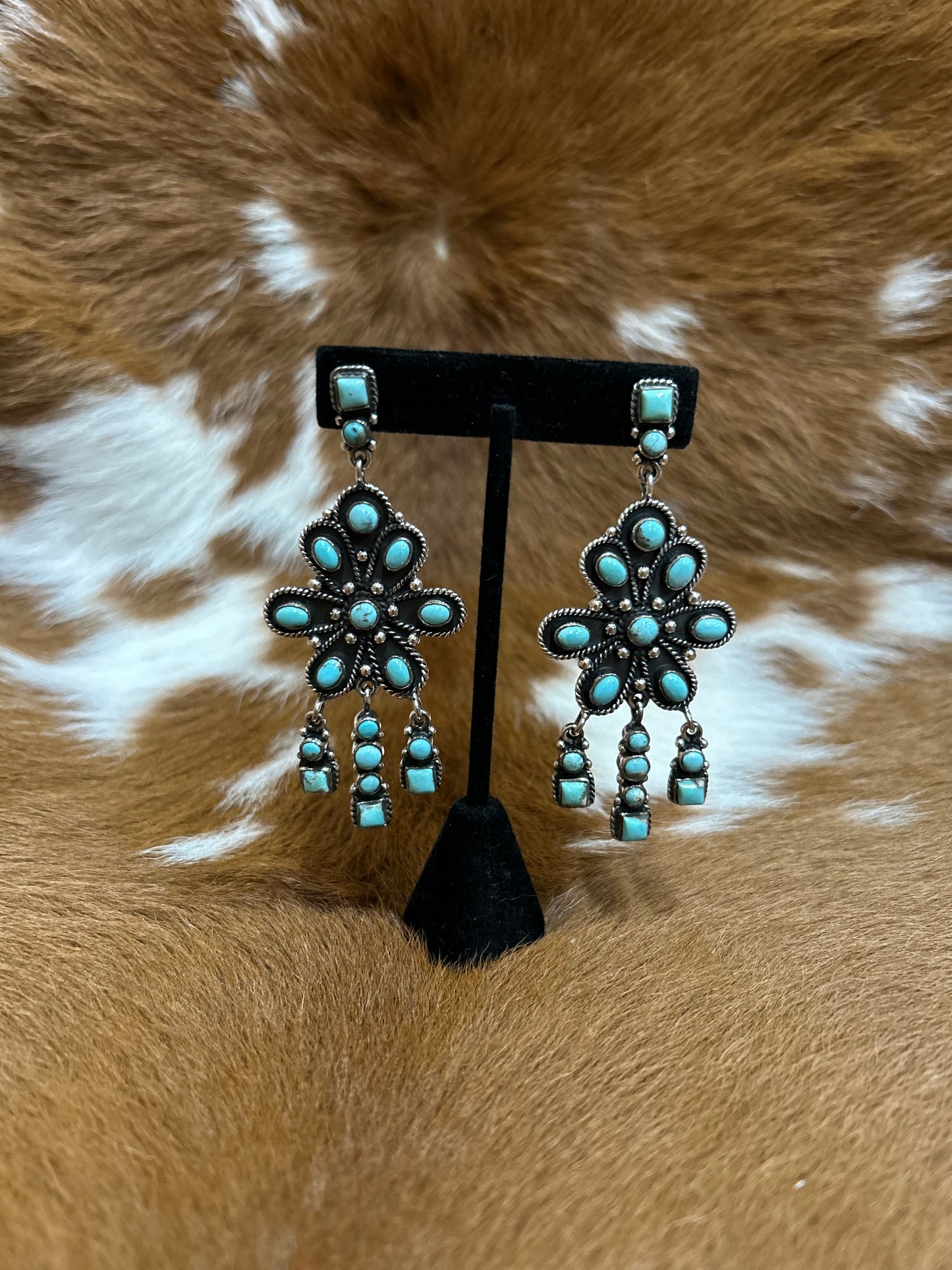 Statement Kingman Earrings