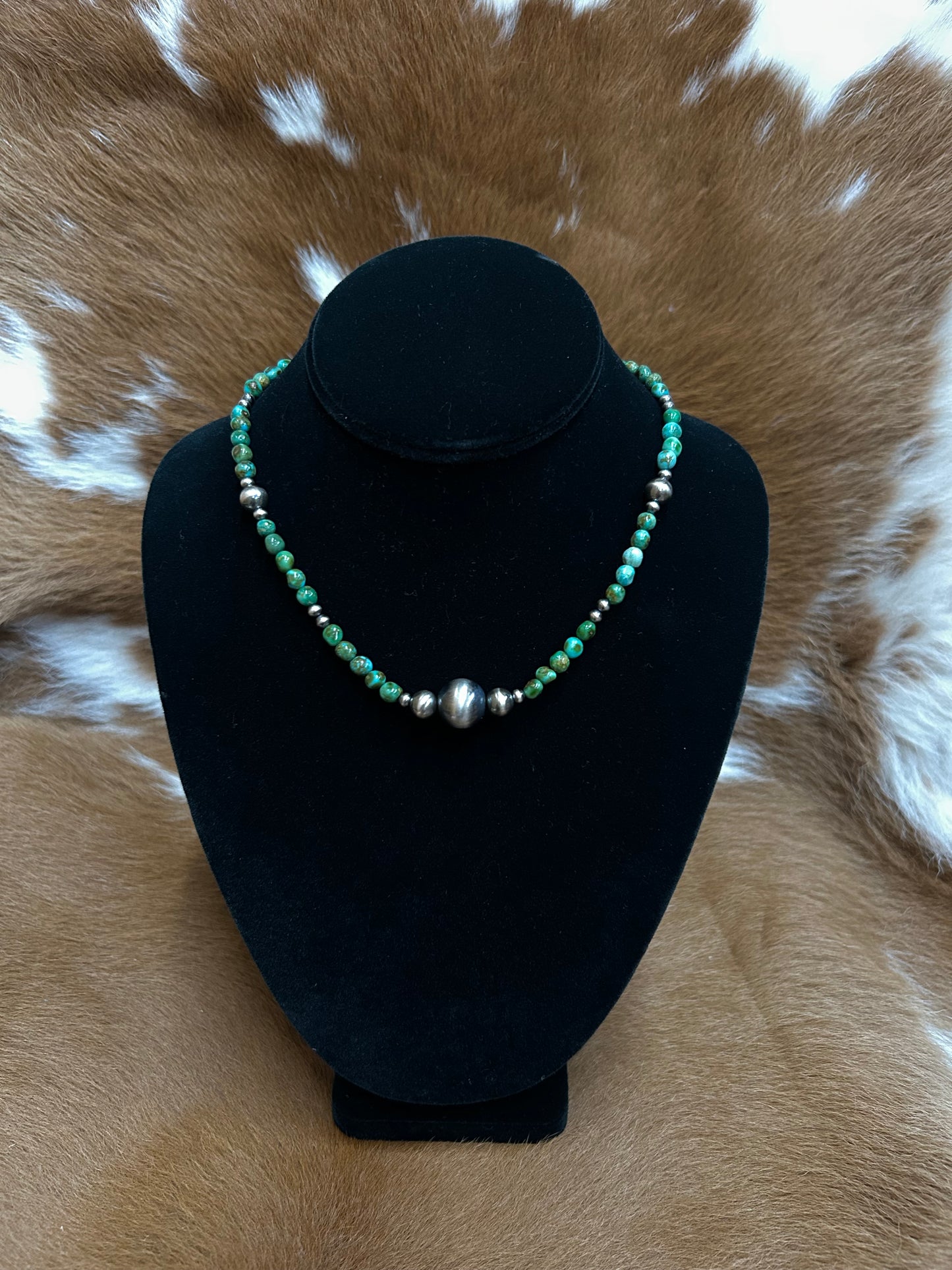 Sonoran Gold W/ Lg Navajos Necklace