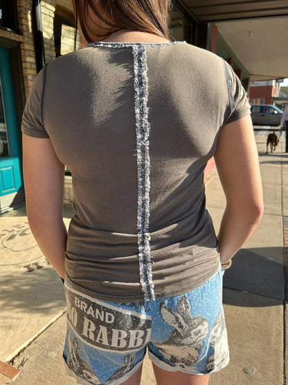 Lace Trim Tee
