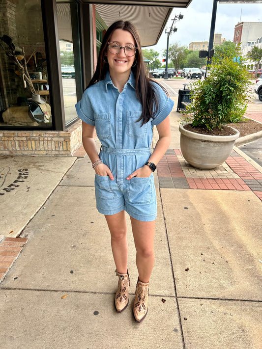 Herringbone Romper