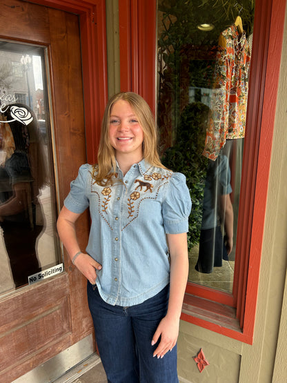 Little Blues Pony Top