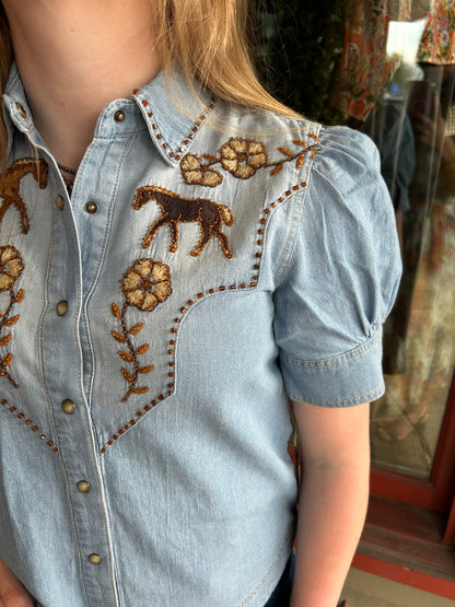 Little Blues Pony Top