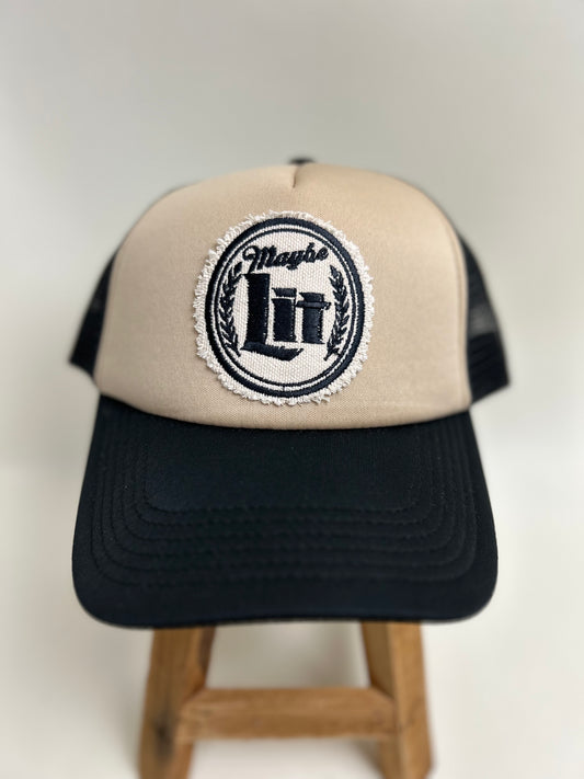 Maybe Lit Trucker Cap