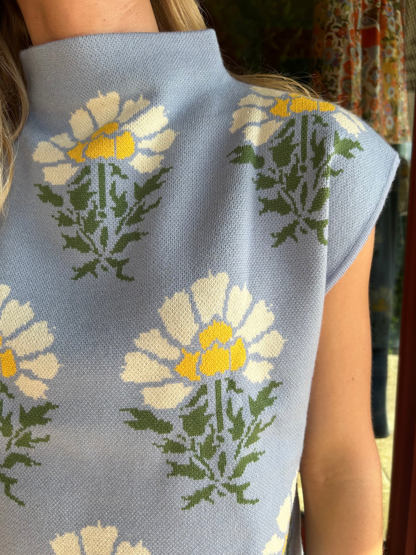 Flower Sweater Top