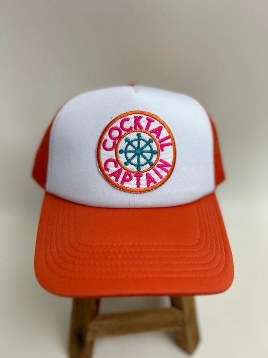 Cocktail Captain Trucker Cap