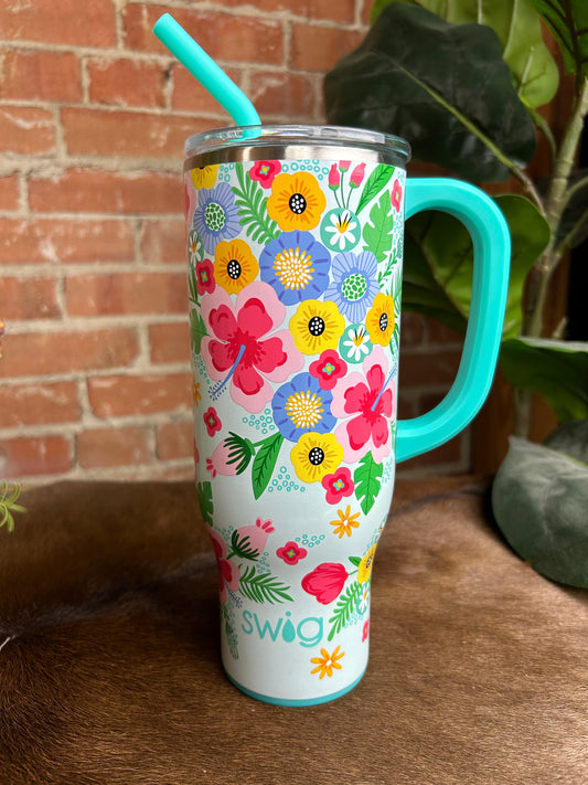 Island Bloom Mega Mug