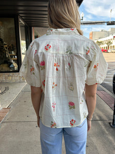 Botanical Floral Top