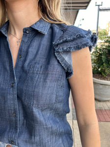 Carriage Denim Top