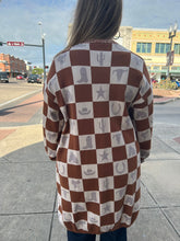 Load image into Gallery viewer, Wild Checkmate Cardigan