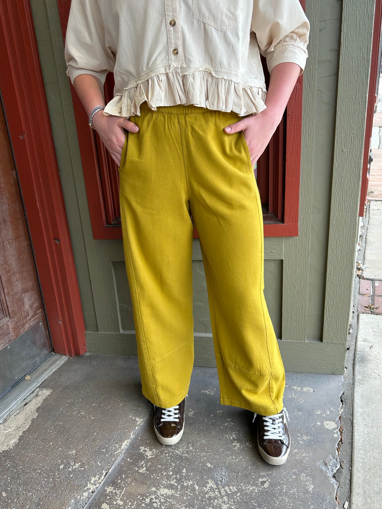 Ochre Barrel Pant