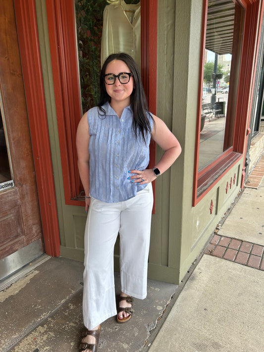 Tucked Pattern Shirt