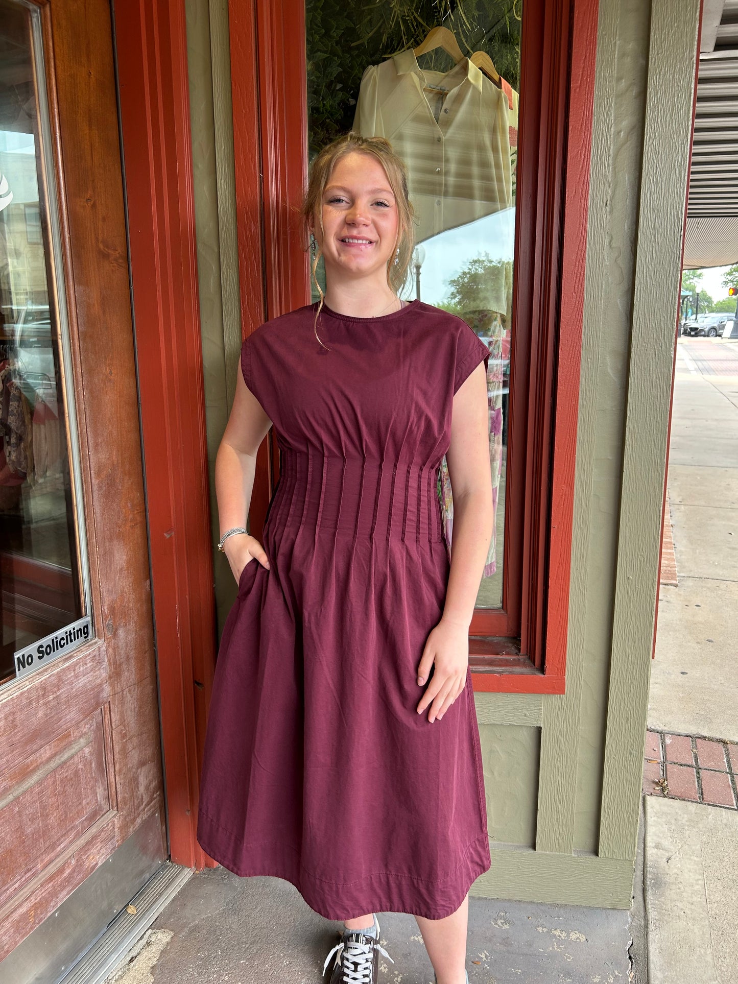 Alice Dress - Wine