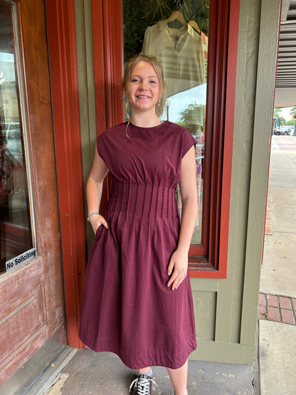 Alice Dress - Wine