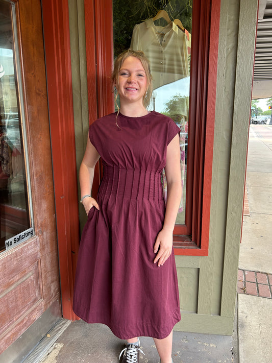 Alice Dress - Wine