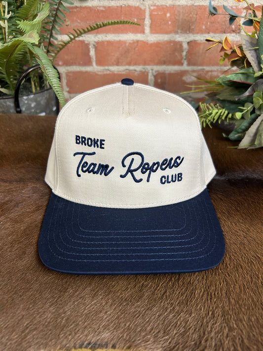 Broke Team Ropers Club Cap
