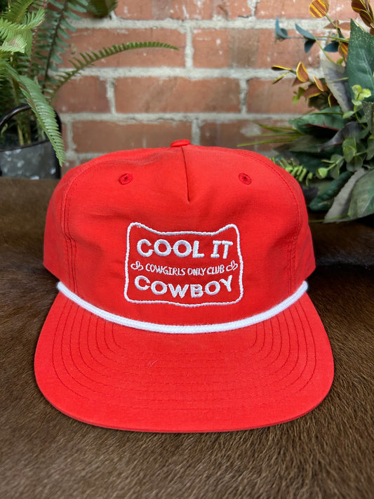 Cool It Cowboy Rope Cap