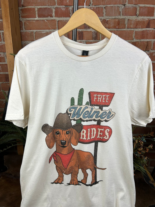 Weiner Rides Tee