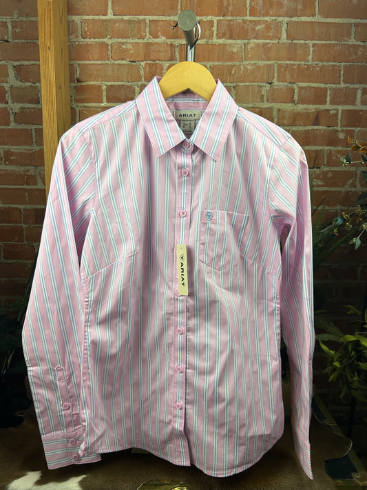 Pink Lavender Stripe Kirby Shirt