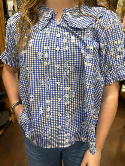 Ditsy Poet Top
