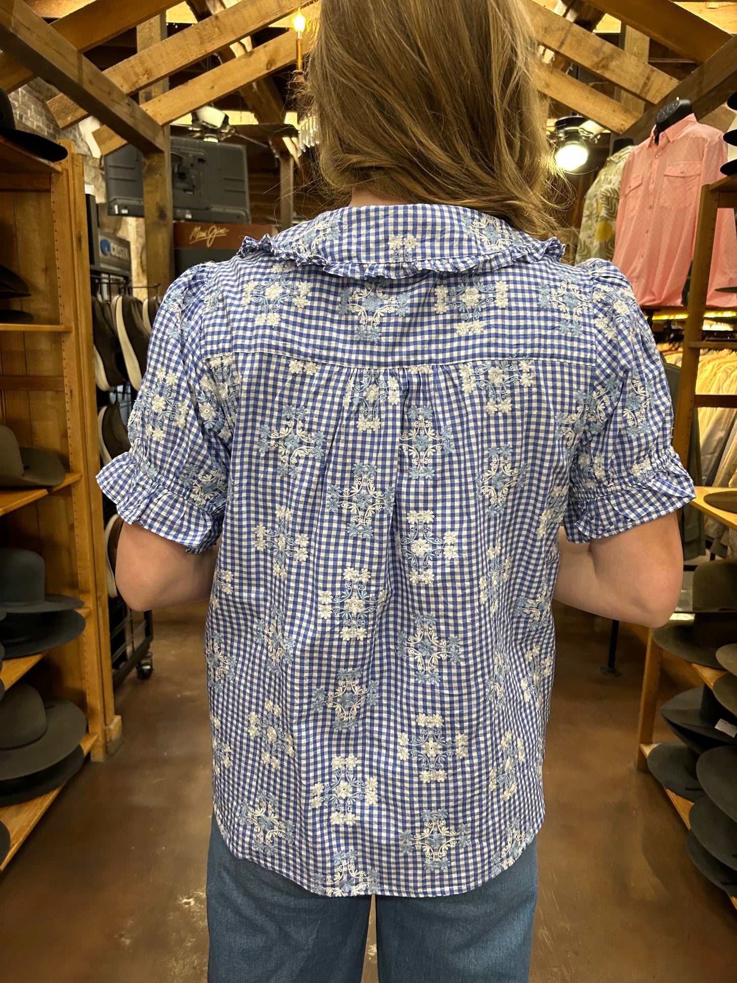 Ditsy Poet Top