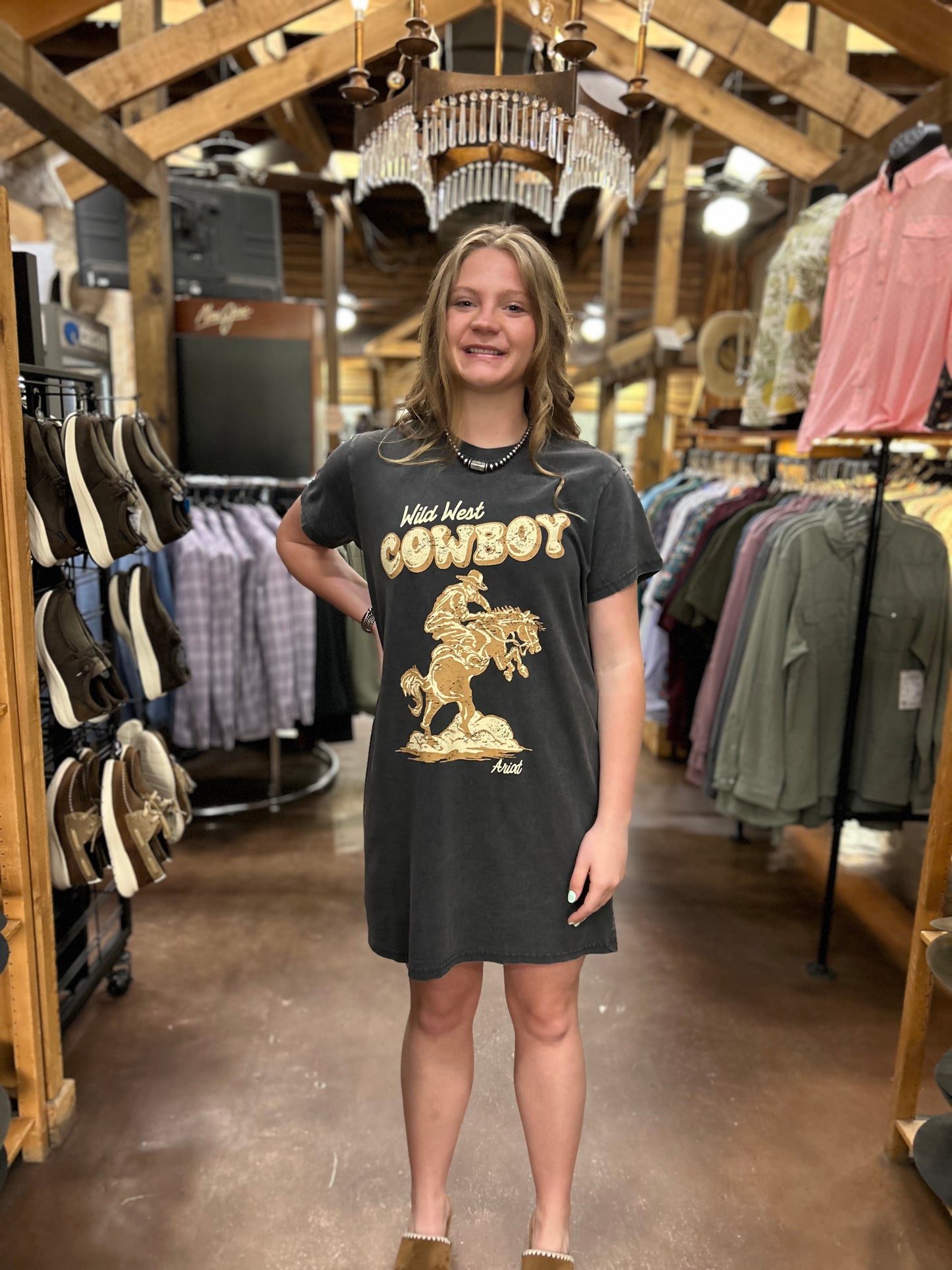 Stars & Studs T Shirt Dress