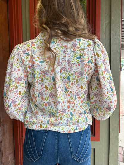 Morgan Shirt - Horse Floral