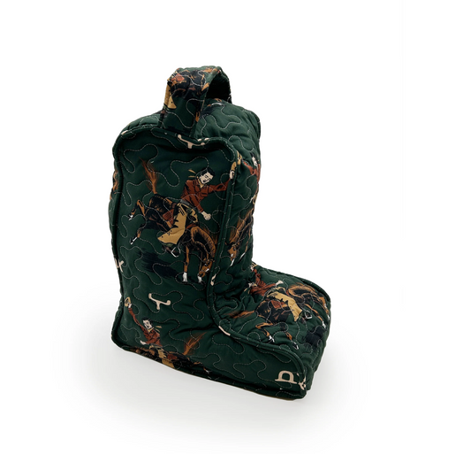 Emerald Lazy J Boot Bag