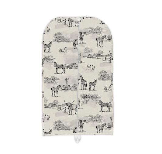 Linen Donkey Toile Garment Bag