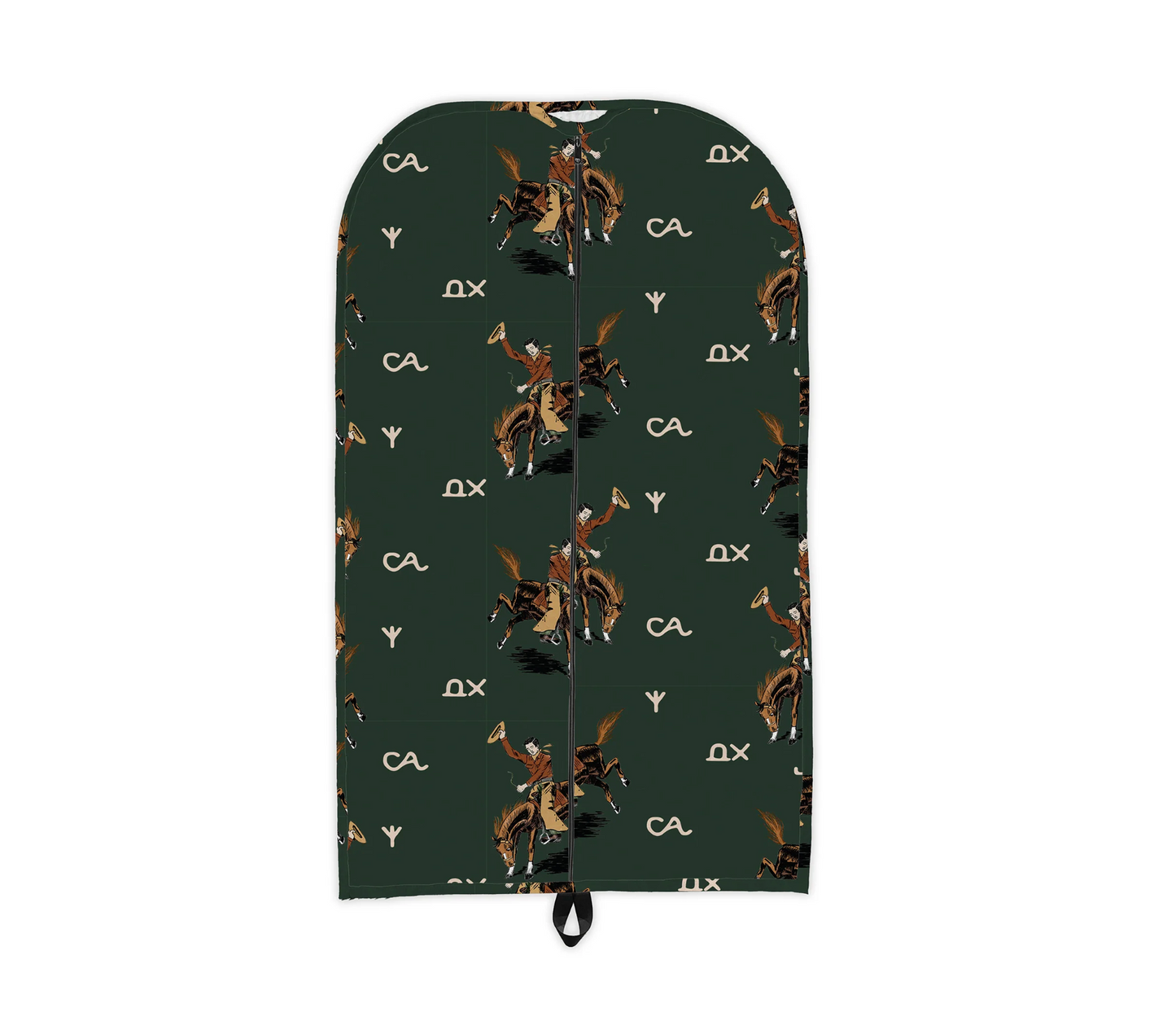 Emerald Lazy J Garment Bag
