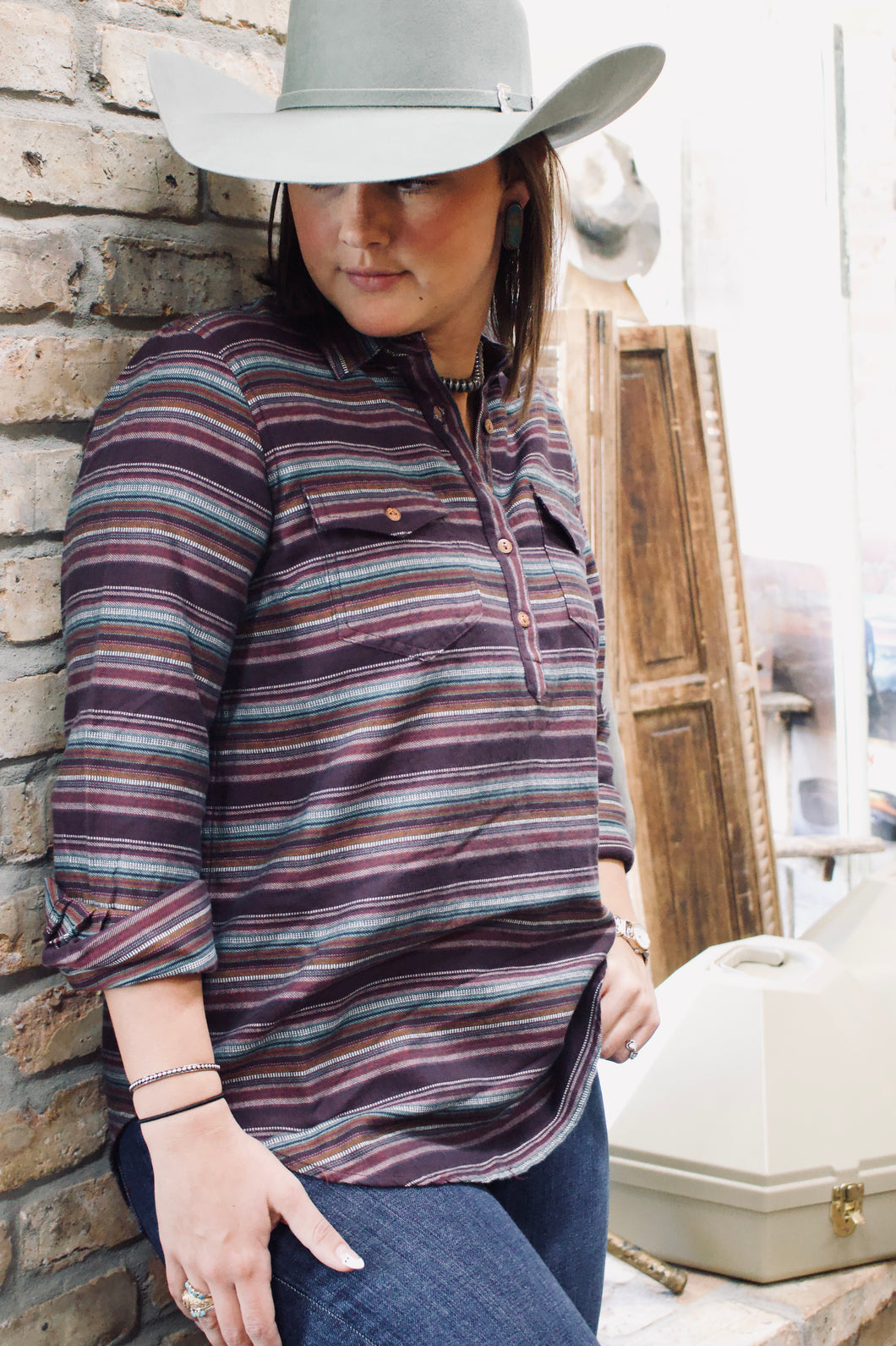 Billie Jean Popover Shirt