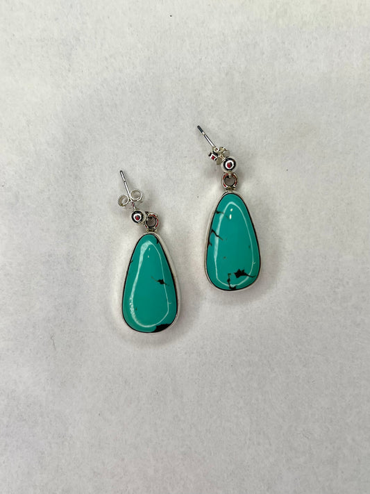 Turq Dangle Earrings