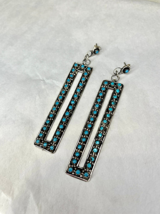 Rectangle Drop Earrings