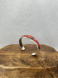 Red Spiny Inlay Cuff