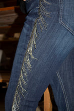 Load image into Gallery viewer, Fringe Flare Jeans